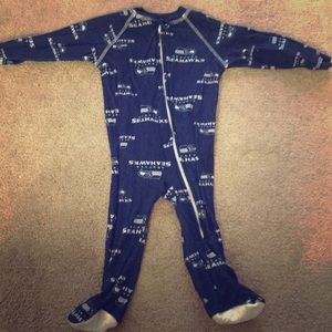 Seahawks Footie Pajamas